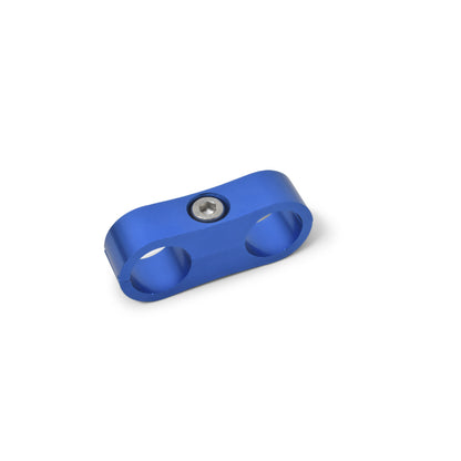Russell Hose Separator For -12 Braided Hose Blue Anodize (2 Pack)