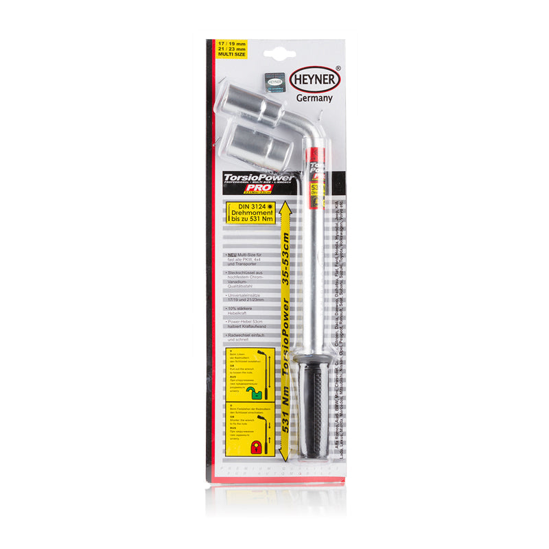 Heyner H417100 Multi Size Wheel L- Wrench Torsio Power Pro