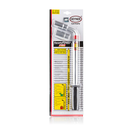 Heyner H417100 Multi Size Wheel L- Wrench Torsio Power Pro