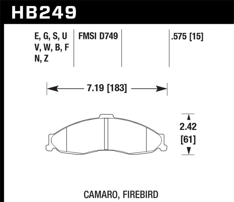 Hawk Performance Hawk HPS Street Brake Pads