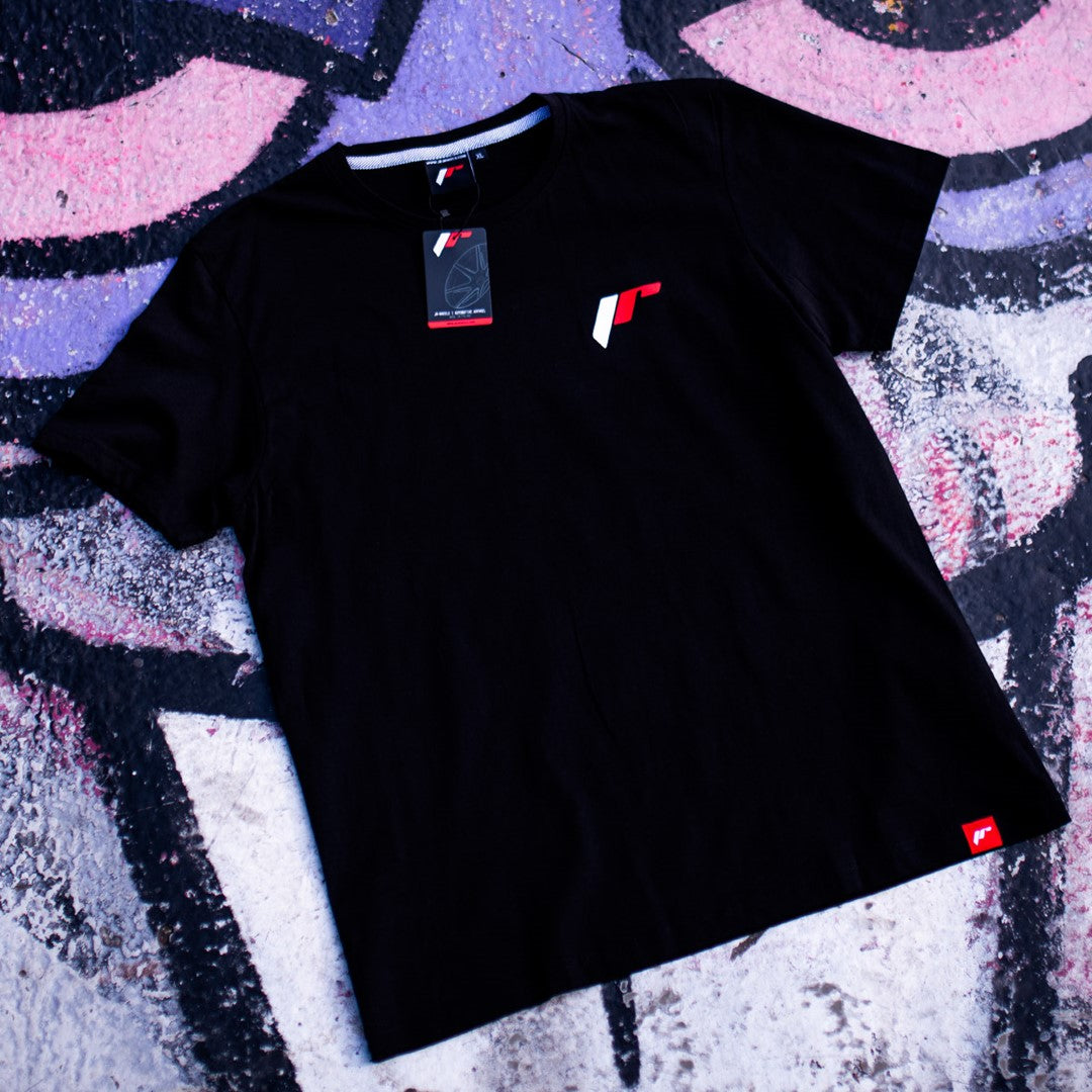 JR Wheels TSHIRT-MJRBASBK-S JR Men's T-Shirt Basic Black Size S