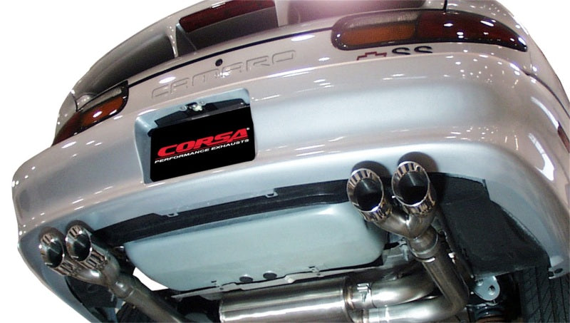 CORSA Performance Corsa 1998-2002 Chevrolet Camaro Convertible Z28 5.7L V8 LS1 Polished Sport Cat-Back Exhaust
