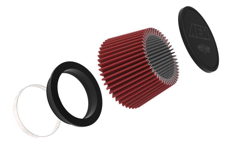 AEM Induction AEM Air Filter 5in Flange 6-1/2inb 5-1/8int 4inh
