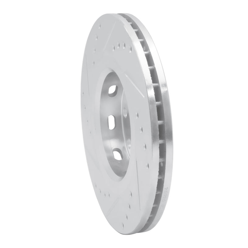 R1 Concepts R1 04-17 Chevrolet AVEO (USA/Canada) Front Right Drilled & Slotted Silver Brake Rotor