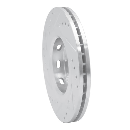 R1 Concepts R1 04-17 Chevrolet AVEO (USA/Canada) Front Right Drilled & Slotted Silver Brake Rotor