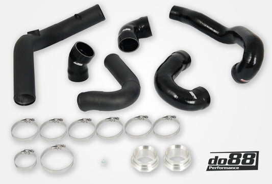 do88 SAAB 9-5 2.8t V6 10-11 Pressure Pipes w/Black Hoses