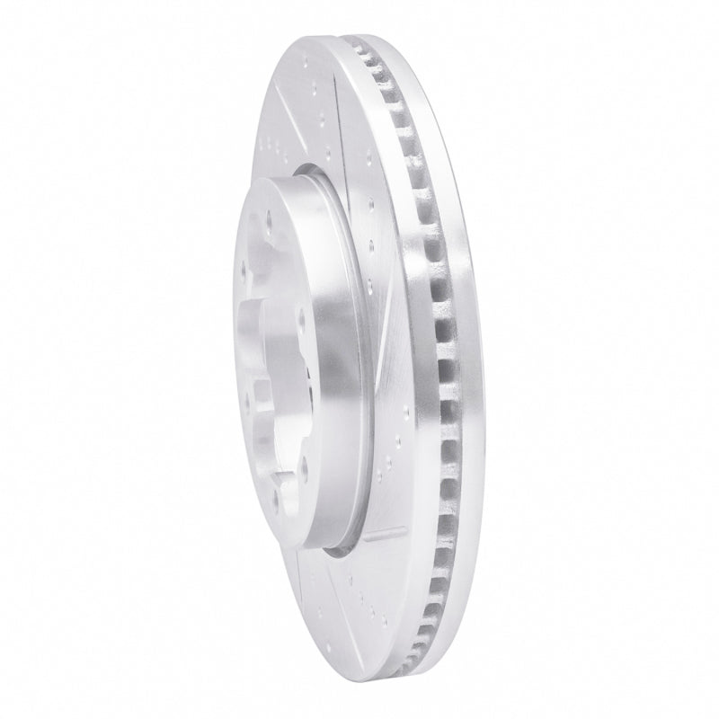R1 Concepts R1 03-06 Renault Laguna (Mexico) Front Right Drilled & Slotted Silver Brake Rotor