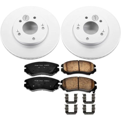 PowerStop Power Stop 10-11 Kia Soul Front Z17 Evolution Geomet Coated Brake Kit