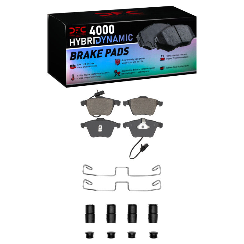 DFC 01-05 Audi ALLROAD Front 4000 HybriDynamic Brake Pads and Hardware Kit