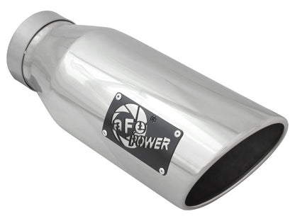 aFe MACHForce XP 4in Exhausts Cat-Back SS w/ Polished Tips 14-17 Dodge Ram 2500 V8-6.4L Hemi