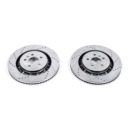 PowerStop Power Stop 13-19 Ford Explorer Front Evolution Drilled & Slotted Rotors - Pair