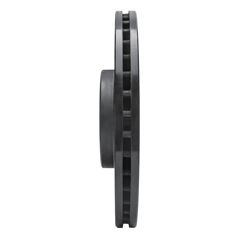 R1 Concepts R1 10-16 Volvo XC60 Front Left Drilled & Slotted Black Brake Rotor