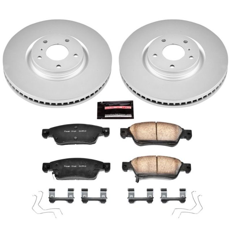 PowerStop Power Stop 07-08 Infiniti G35 Front Z17 Evolution Geomet Coated Brake Kit