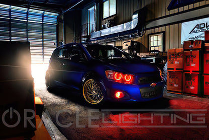 ORACLE Lighting Oracle 12-16 Chevrolet Sonic LED Headlight Halo Kit - Blue