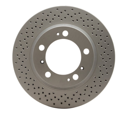 DFC 00-08 Porsche Cayman Rear Drilled GeoSPEC Coated Rotor