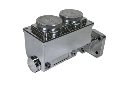 Baer Brakes Mopar 15/16in Bore Remaster 4-Bolt Left Port Master Cylinder Assembly - Polished