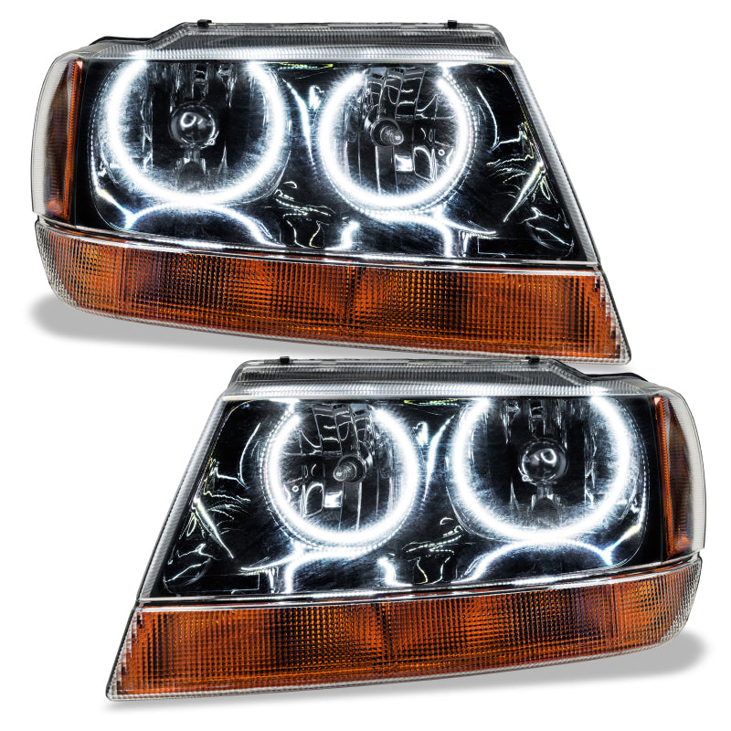 ORACLE Lighting Oracle 99-04 Jeep Grand Cherokee SMD HL - Black - ColorSHIFT