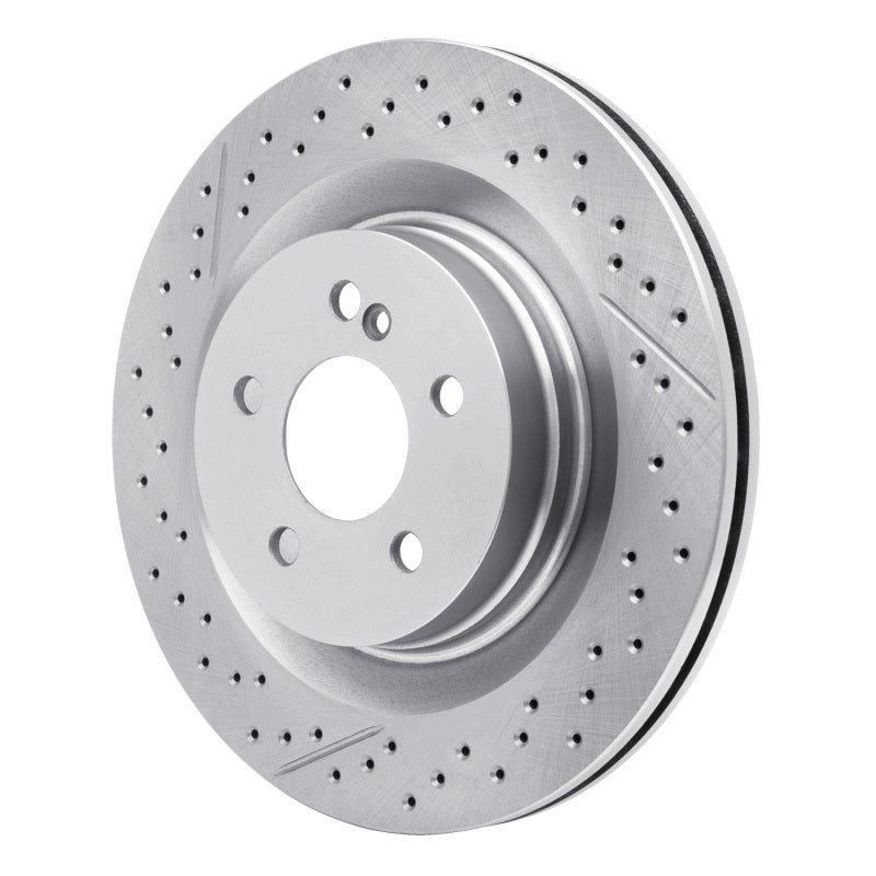 DFC 08-15 Mercedes-Benz C63 AMG Rear Drilled and Slotted Brake Rotor