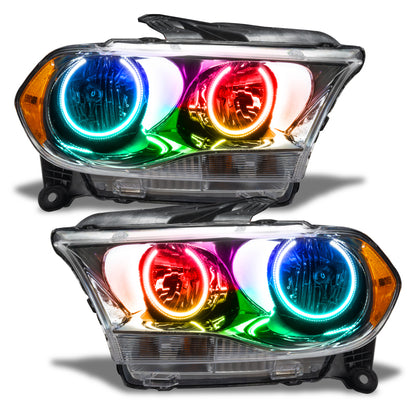 ORACLE Lighting Oracle 11-13 Dodge Durango SMD HL Halogen - Chrome - ColorSHIFT w/o Controller