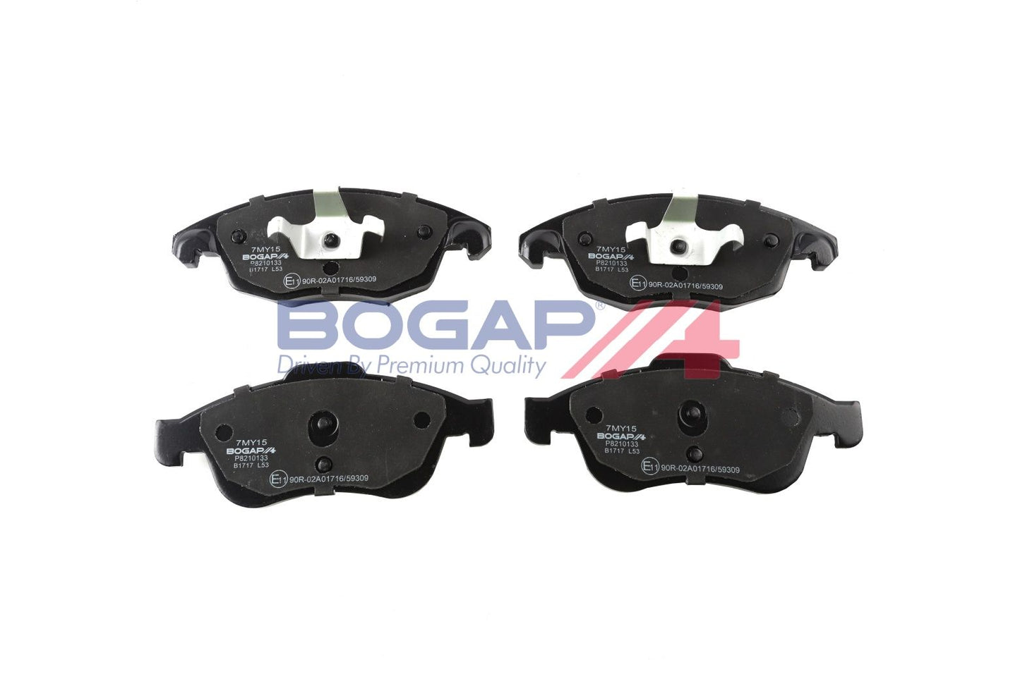 BOGAP P8210133 Brake Pad Set, Disc Brake