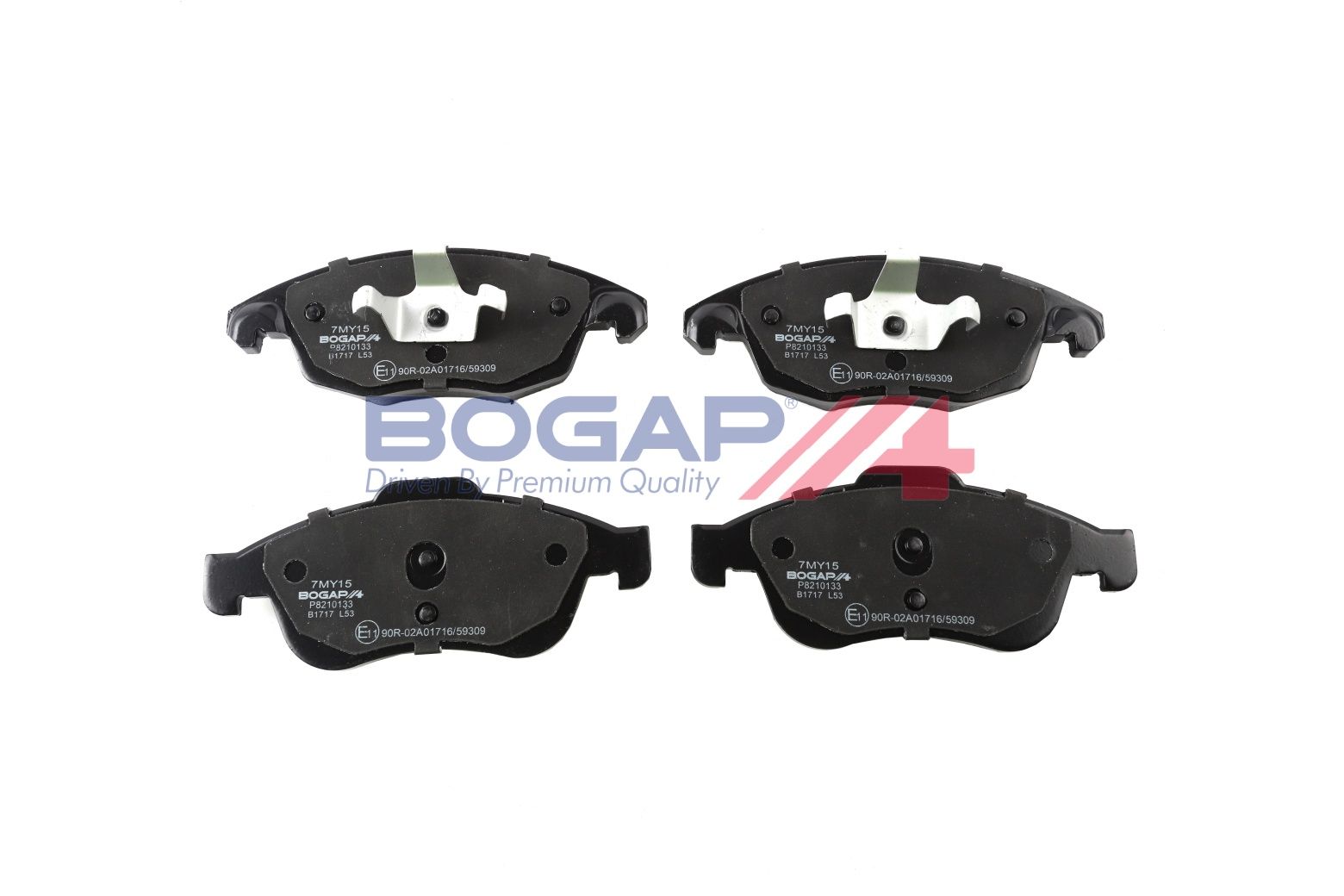 BOGAP P8210133 Brake Pad Set, Disc Brake