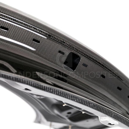 Anderson Composites 15-18 Ford Mustang Type-OE Double Sided Carbon Fiber Decklid