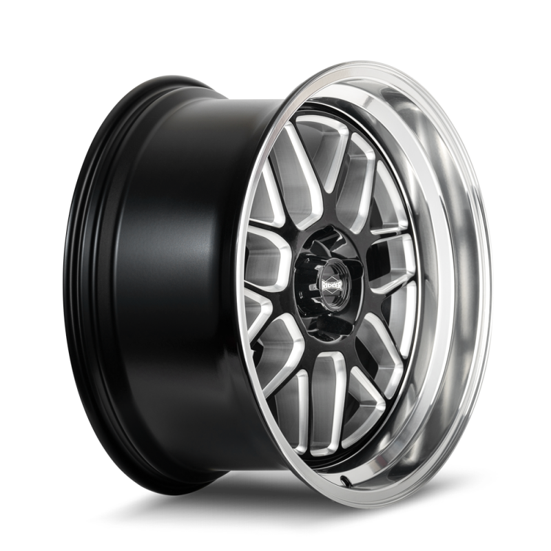 Ridler Wheels Ridler 611 17x7 / 5x114.3 BP / 0mm Offset / 83.82mm Hub Gls Blk/Mill w/ Diamond Cut Lip Wheel