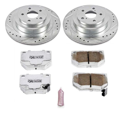 PowerStop Power Stop 06-07 Subaru Impreza Rear Z26 Street Warrior Brake Kit