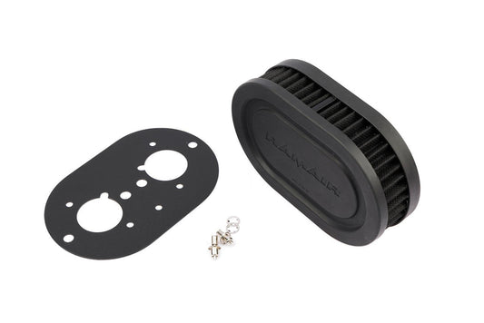 Ramair Pleated Carburettor Air Filter Baseplate to fit Weber 40 IDF -40mm Int Height