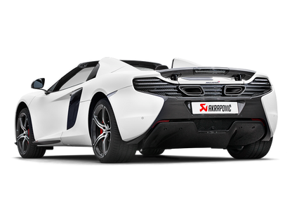 Akrapovic Akrapovic 14-17 McLaren 650S/650S Spyder Slip-On Line (Titanium) w/ Carbon Tips