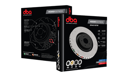 DBA 05-10 Jeep Grand Cherokee Rear 4000 Series Slotted Rotor
