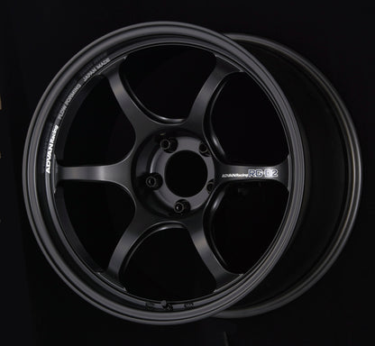 Advan RG-D2 15x6 +45 4x100 Semi Gloss Black Wheel