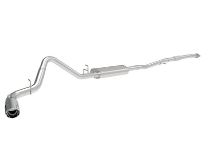 aFe Apollo GT Series 19-20 GM 1500 2.7L (t) 409 SS CB Exhaust System w/Polished Tip