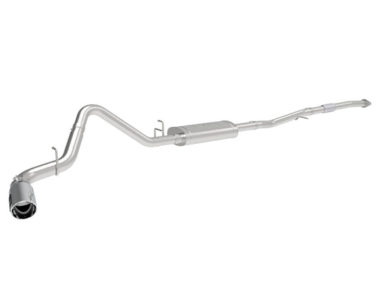 aFe Apollo GT Series 19-20 GM 1500 2.7L (t) 409 SS CB Exhaust System w/Polished Tip
