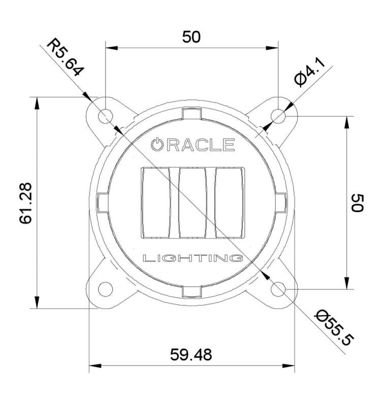 ORACLE Lighting Oracle 60mm 15W Fog Beam LED Emitter - 3000K