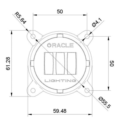 ORACLE Lighting Oracle 60mm 15W Fog Beam LED Emitter - 3000K