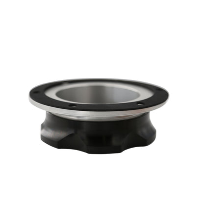 Aeromotive Fill Cap - Screw-On - 3in - Flanged - 6-Bolt - Black