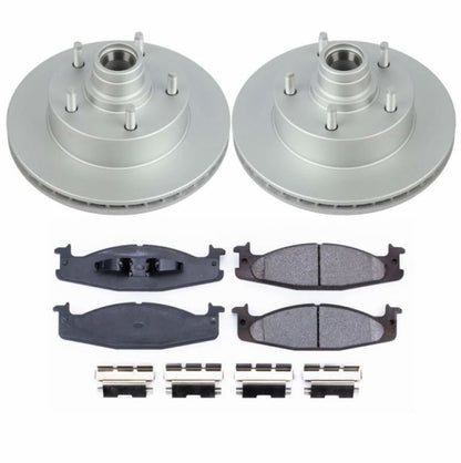 PowerStop Power Stop 94-01 Ford E-150 Front Z17 Evolution Geomet Coated Brake Kit