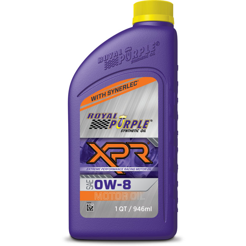 Royal Purple XPR Synthetic Extreme Performance 0W8 Racing Oil - 1 Quart