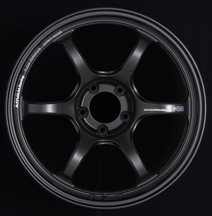 Advan RG-D2 18x10.5 +24 5x114.3 Semi Gloss Black Wheel