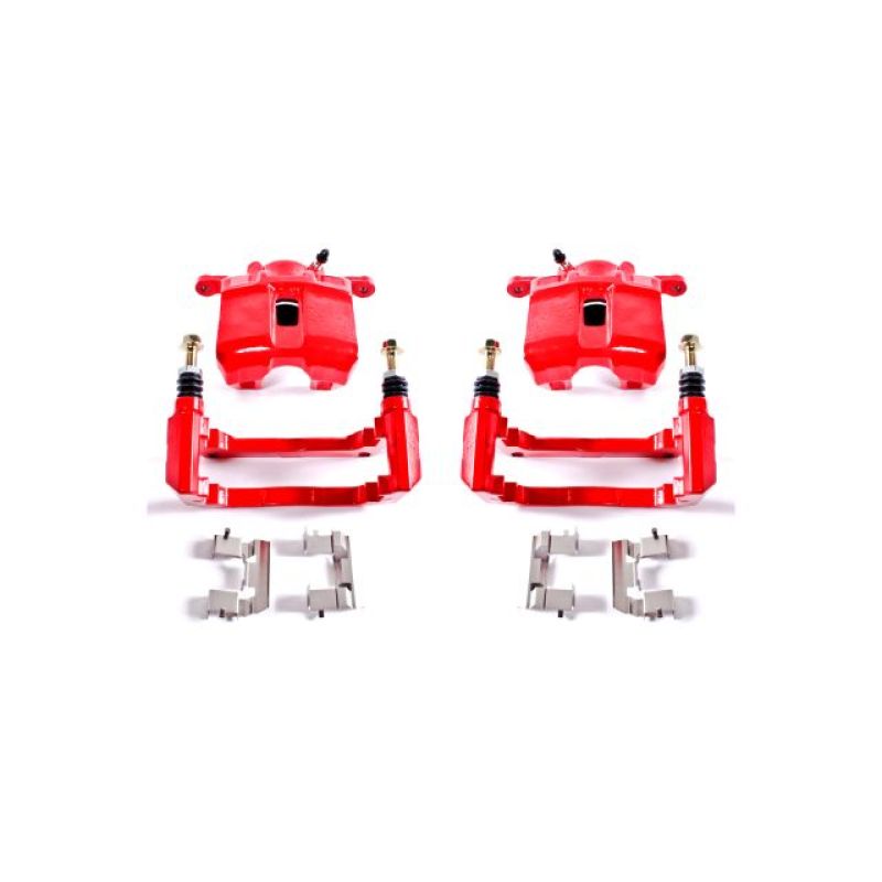 PowerStop Power Stop 01-03 Acura CL Front Red Calipers w/Brackets - Pair