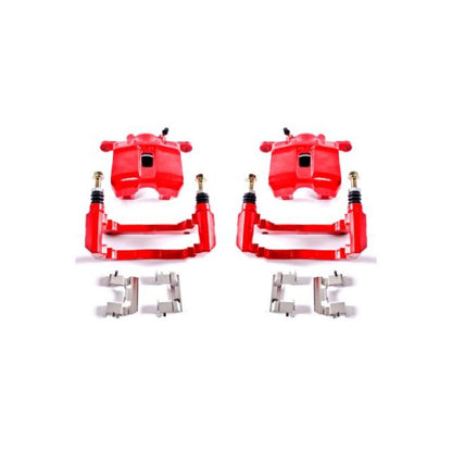 PowerStop Power Stop 01-03 Acura CL Front Red Calipers w/Brackets - Pair