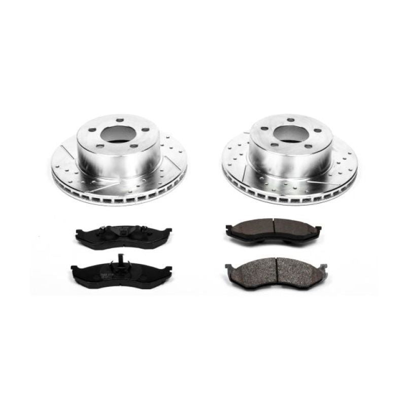 PowerStop Power Stop 90-99 Jeep Cherokee Front Z23 Evolution Sport Brake Kit
