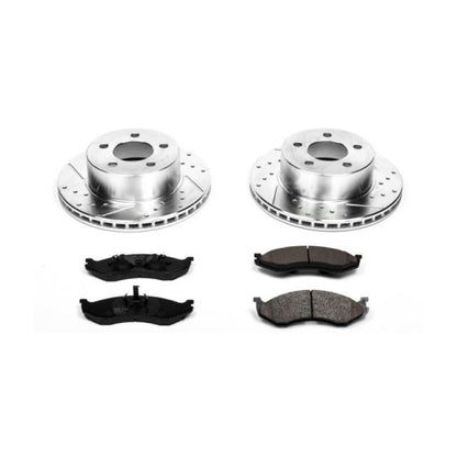 PowerStop Power Stop 90-99 Jeep Cherokee Front Z23 Evolution Sport Brake Kit