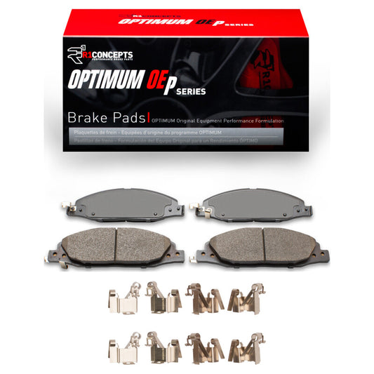 R1 Concepts R1 24-25 Ford Mustang Front Optimum OE Pads & Hardware Kit