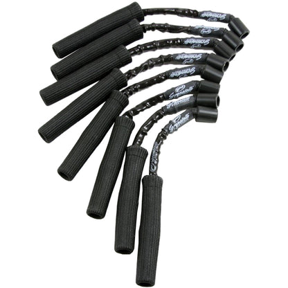 Granatelli Motor Sports Granatelli 99-23 GM Truck V8 Perf Coil-Near-Plug Wire Conn Kit w/9in Lead/Black Jacket/Sleeve