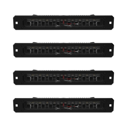 KC HiLiTES Platform One Profile 10in. SideCast Flush Mount Lights (Does Not Include Rack)