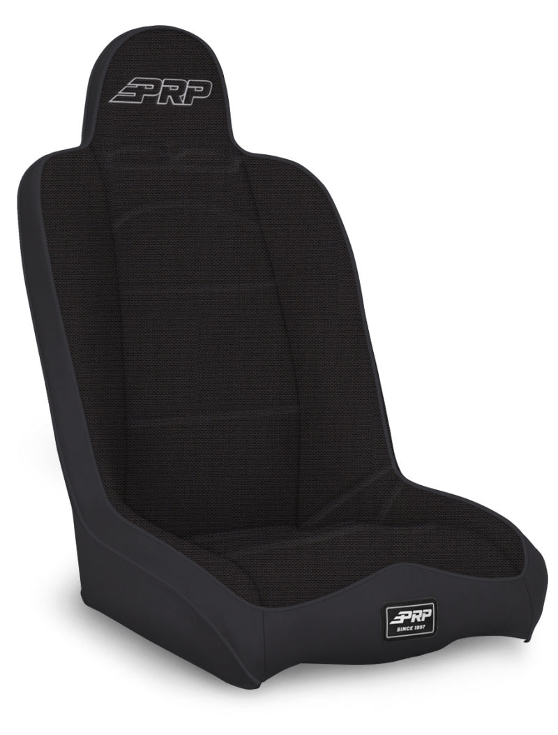 PRP Seats PRP Daily Driver High Back Suspension Seat (Two Neck Slots) - All Black