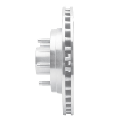 R1 Concepts R1 84-87 Lincoln Mark VII Front Left Drilled & Slotted Silver Brake Rotor
