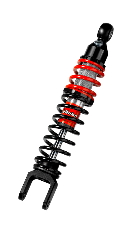 Bitubo Suspension Bitubo YXB0 Monoshock Rear Adjustable: Spring Preload, Red And Black Springs